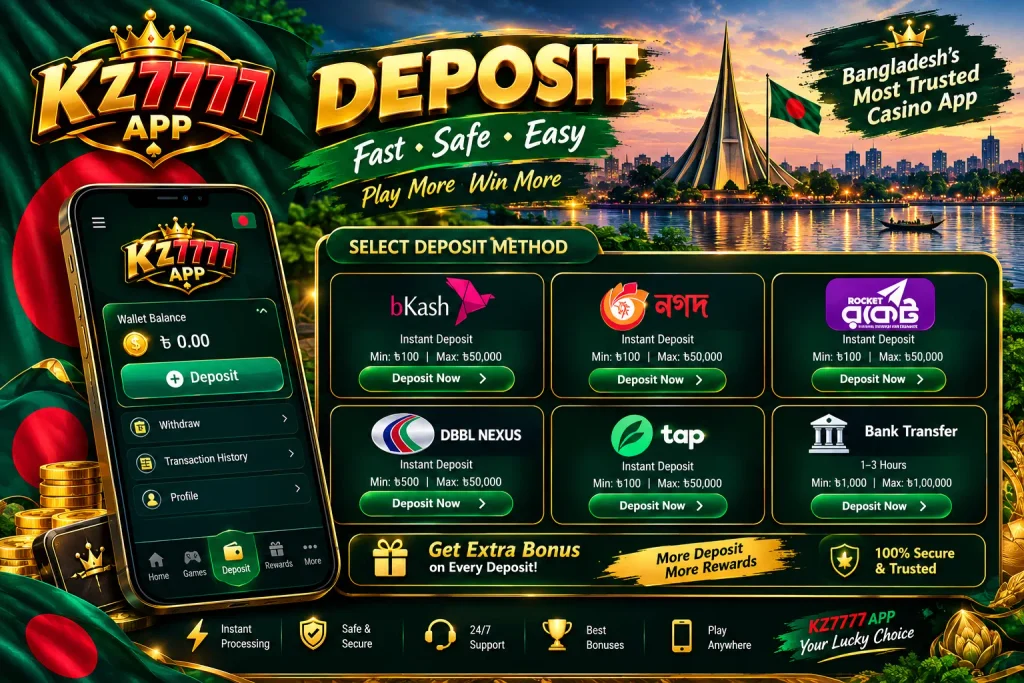 KZ7777 deposit